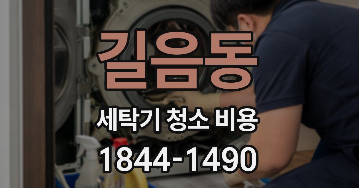 길음동 세탁기 청소 비용