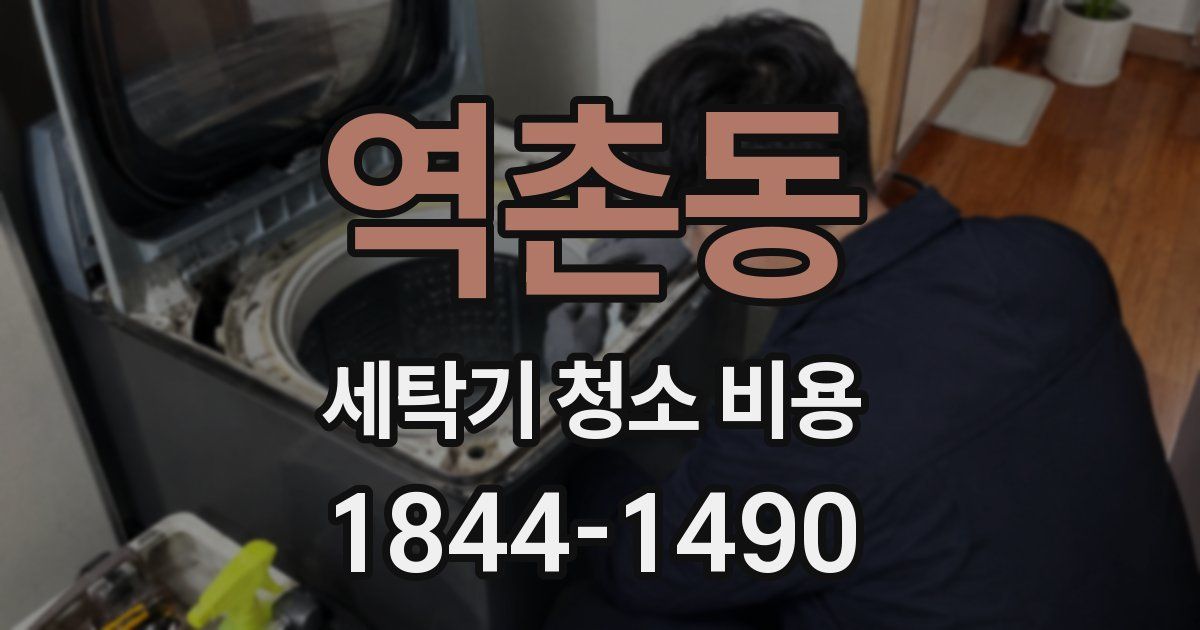 역촌동 세탁기 청소 비용