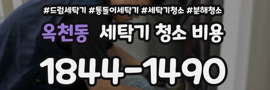 옥천동 세탁기 청소 비용