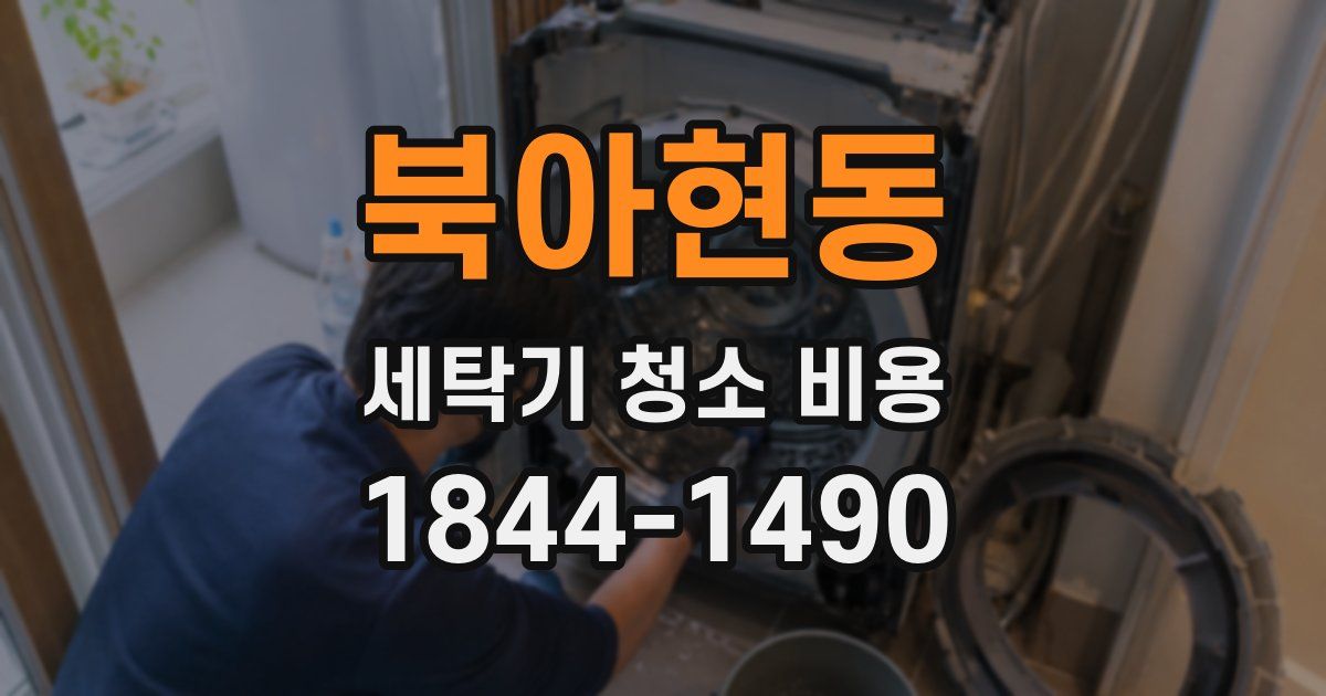 북아현동 세탁기 청소 비용