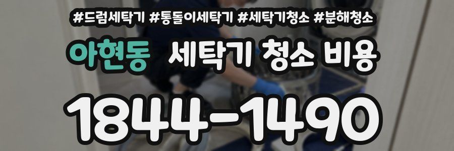 아현동 세탁기 청소 비용