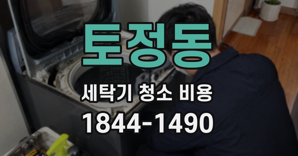 토정동 세탁기 청소 비용