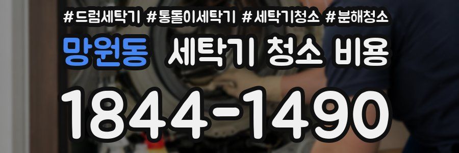 망원동 세탁기 청소 비용