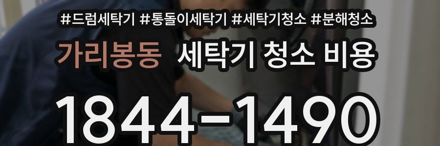 가리봉동 세탁기 청소 비용