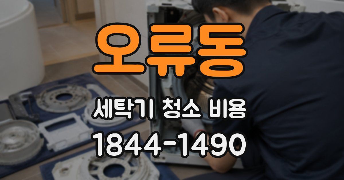 오류동 세탁기 청소 비용