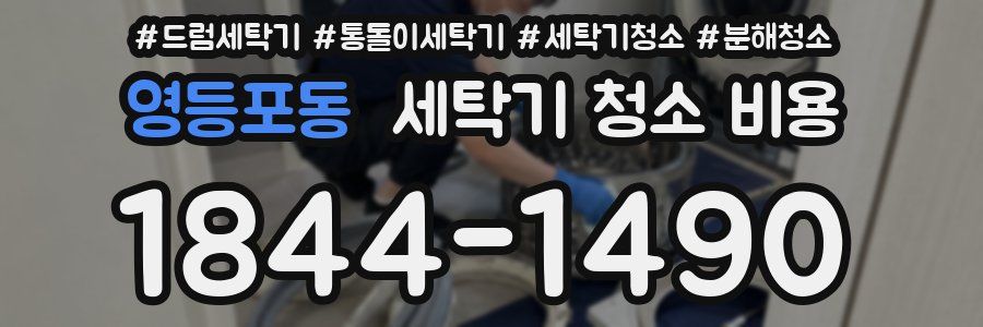 영등포동 세탁기 청소 비용