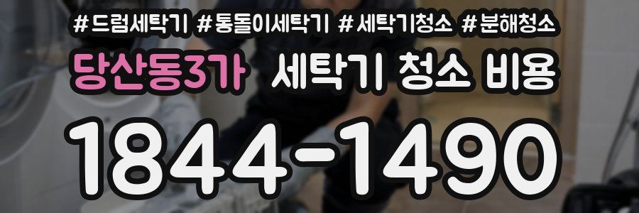 당산동3가 세탁기 청소 비용