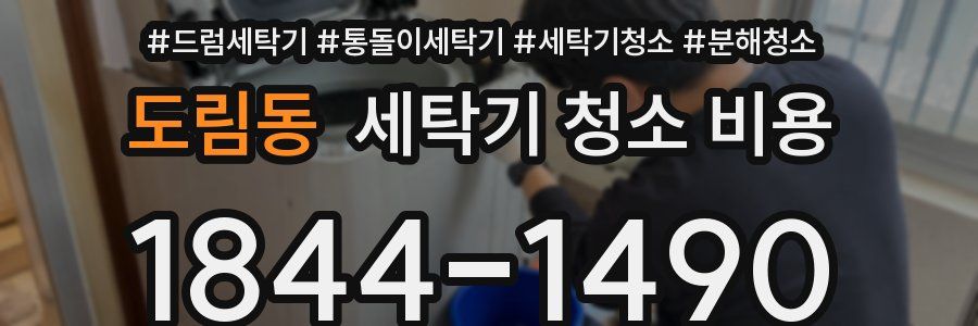 도림동 세탁기 청소 비용