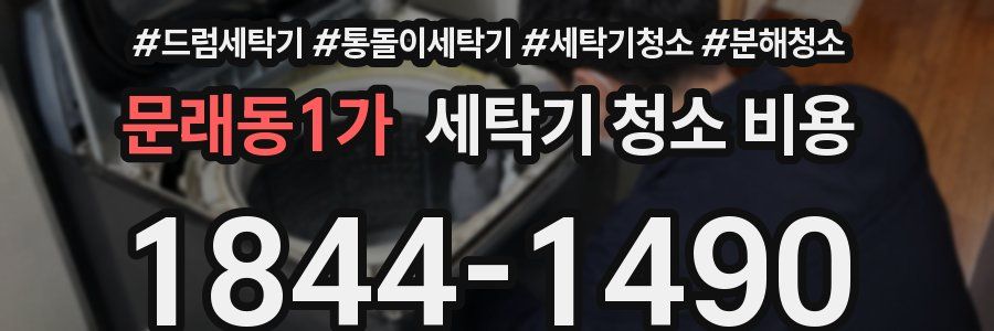 문래동1가 세탁기 청소 비용