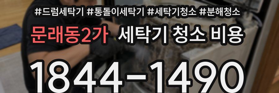 문래동2가 세탁기 청소 비용