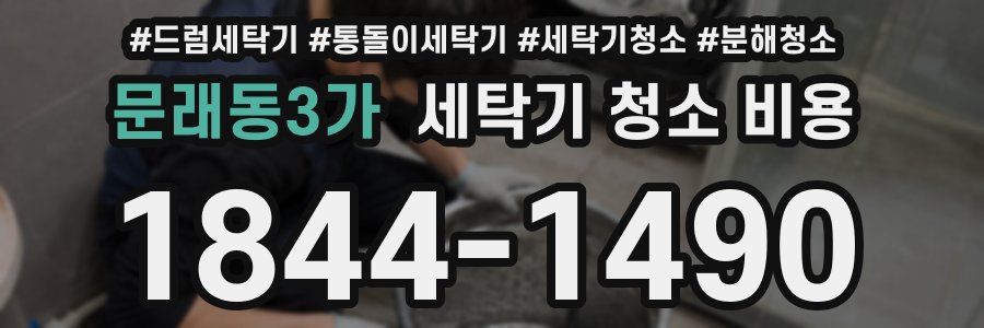 문래동3가 세탁기 청소 비용
