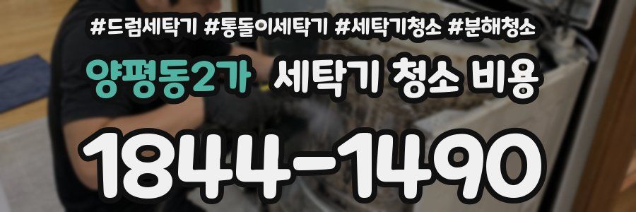 양평동2가 세탁기 청소 비용