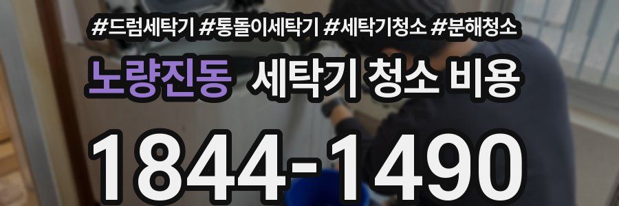노량진동 세탁기 청소 비용