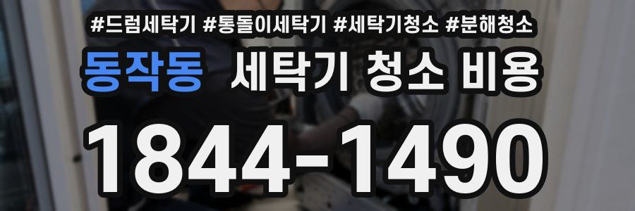 동작동 세탁기 청소 비용