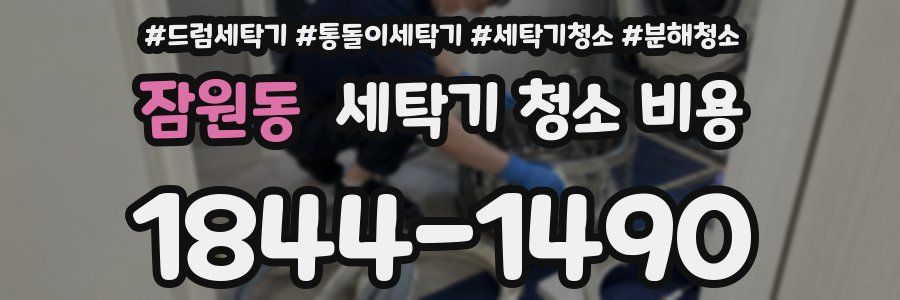 잠원동 세탁기 청소 비용