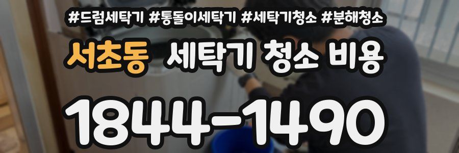 서초동 세탁기 청소 비용