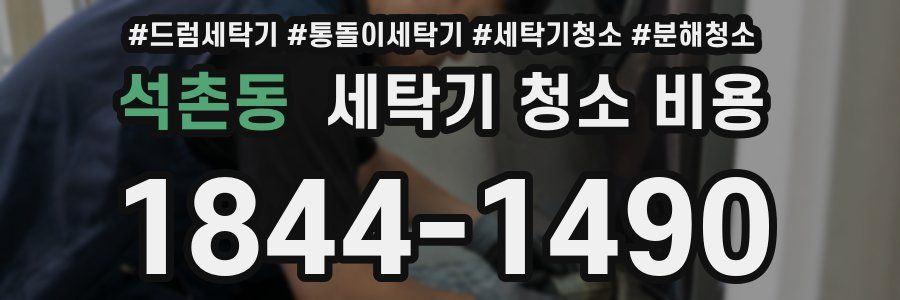 석촌동 세탁기 청소 비용