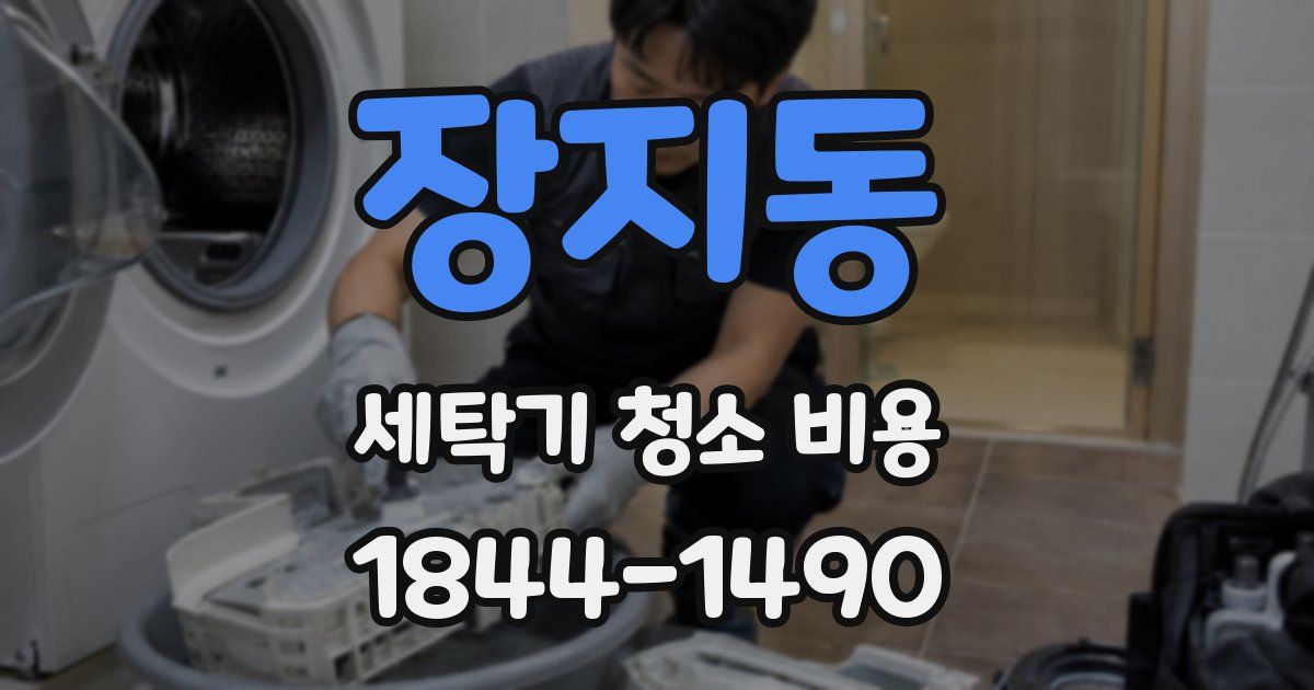 장지동 세탁기 청소 비용