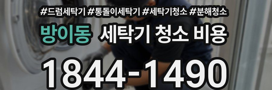 방이동 세탁기 청소 비용