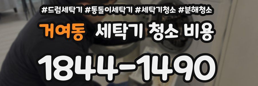 거여동 세탁기 청소 비용