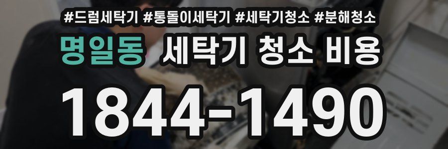 명일동 세탁기 청소 비용