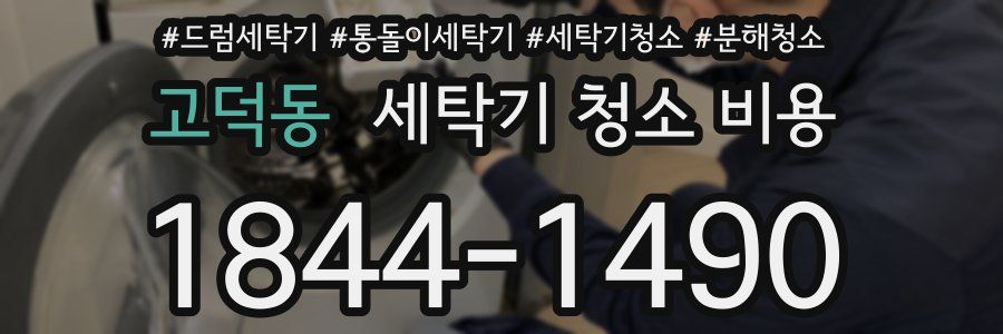 고덕동 세탁기 청소 비용