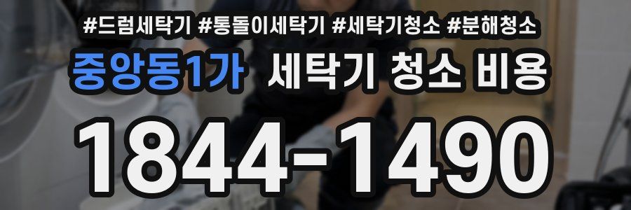 중앙동1가 세탁기 청소 비용