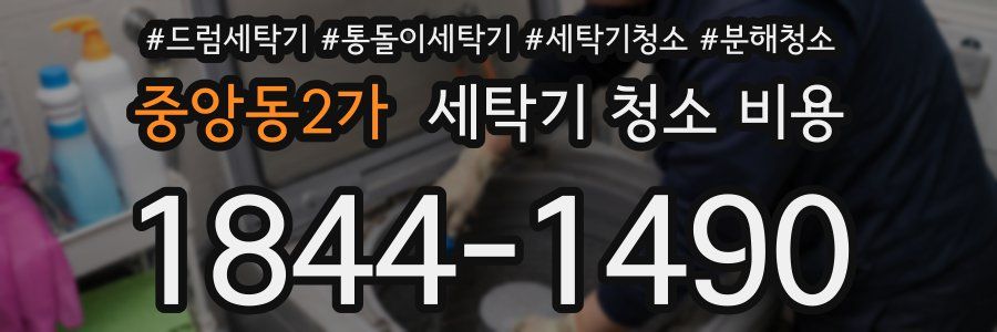 중앙동2가 세탁기 청소 비용
