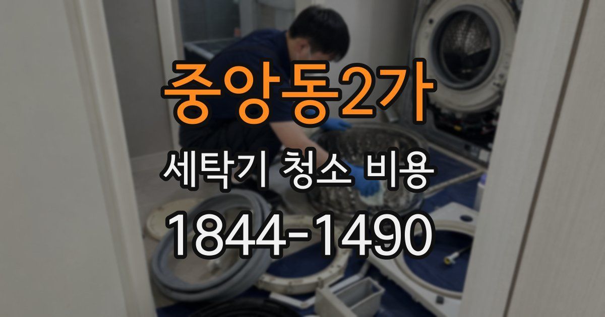 중앙동2가 세탁기 청소 비용