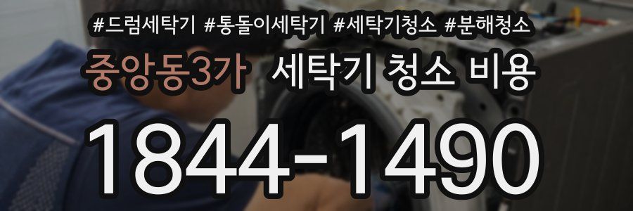 중앙동3가 세탁기 청소 비용