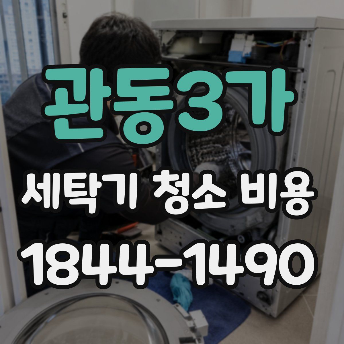 관동3가 세탁기 청소 비용