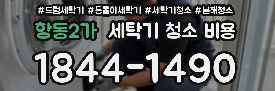 항동2가 세탁기 청소 비용