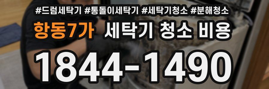 항동7가 세탁기 청소 비용