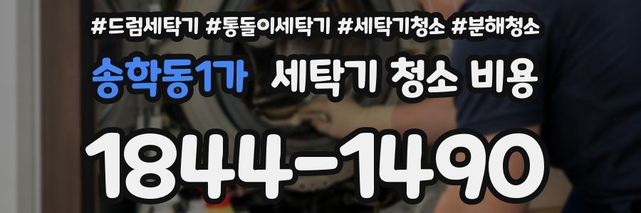 송학동1가 세탁기 청소 비용