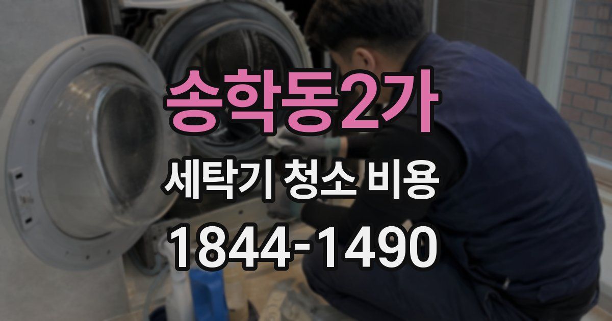 송학동2가 세탁기 청소 비용