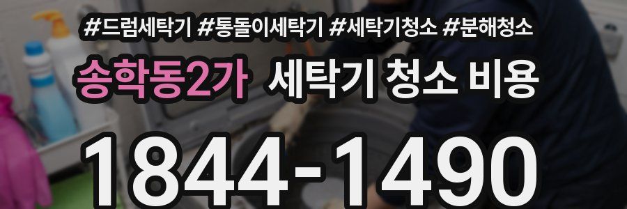 송학동2가 세탁기 청소 비용