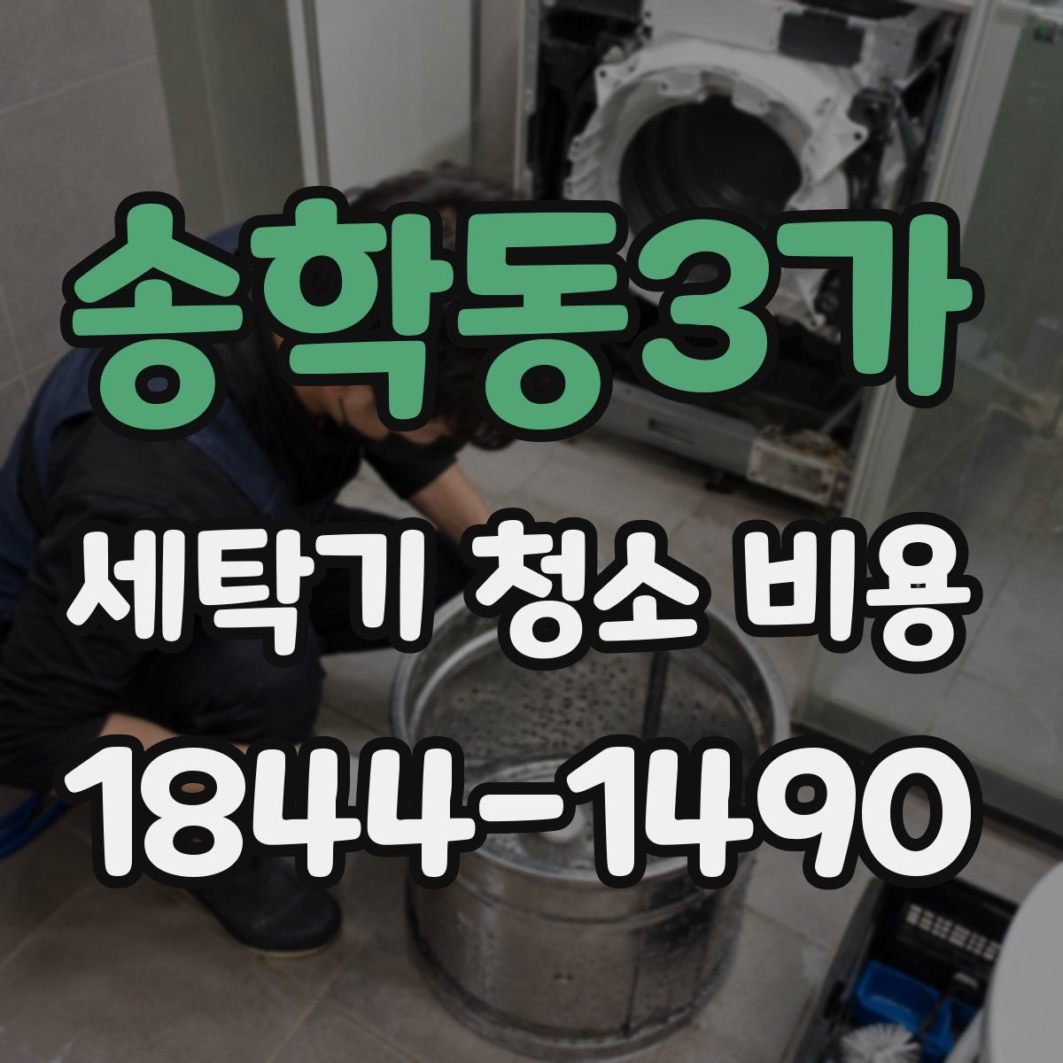 송학동3가 세탁기 청소 비용