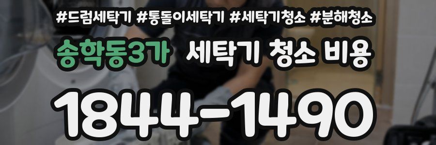 송학동3가 세탁기 청소 비용