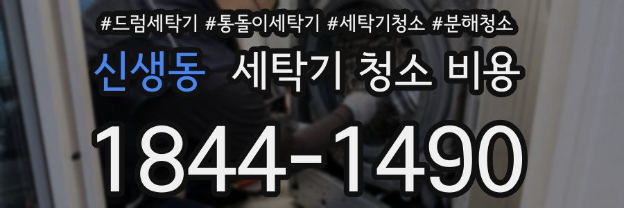 신생동 세탁기 청소 비용