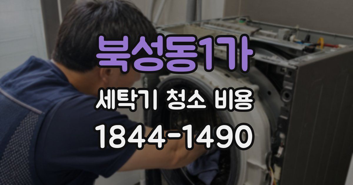 북성동1가 세탁기 청소 비용