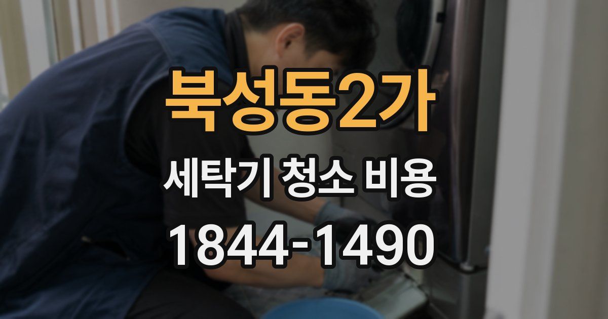 북성동2가 세탁기 청소 비용