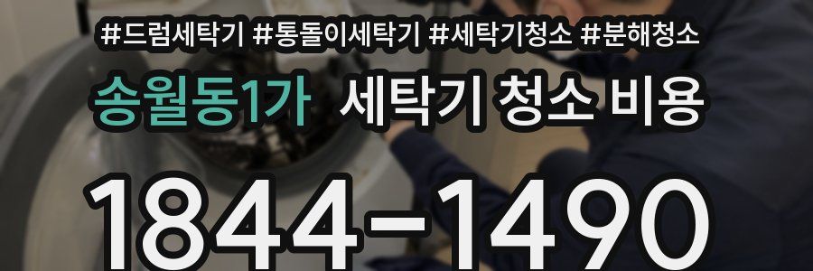 송월동1가 세탁기 청소 비용