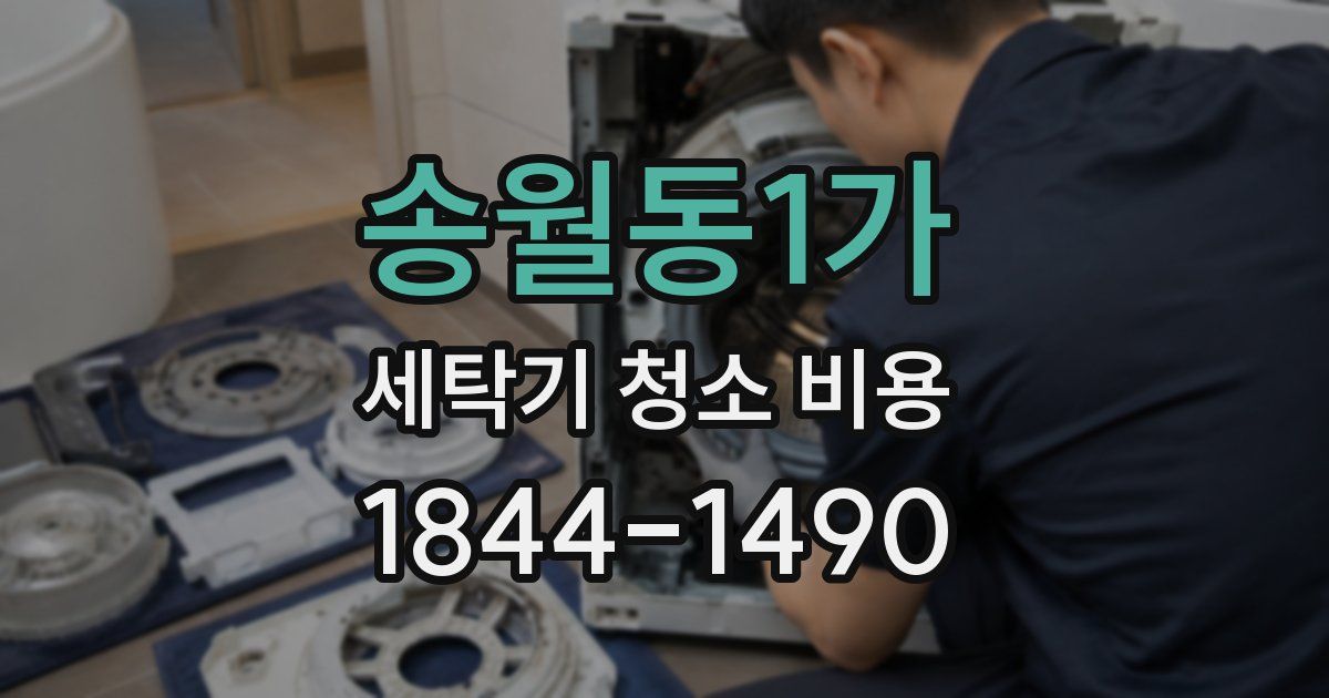송월동1가 세탁기 청소 비용