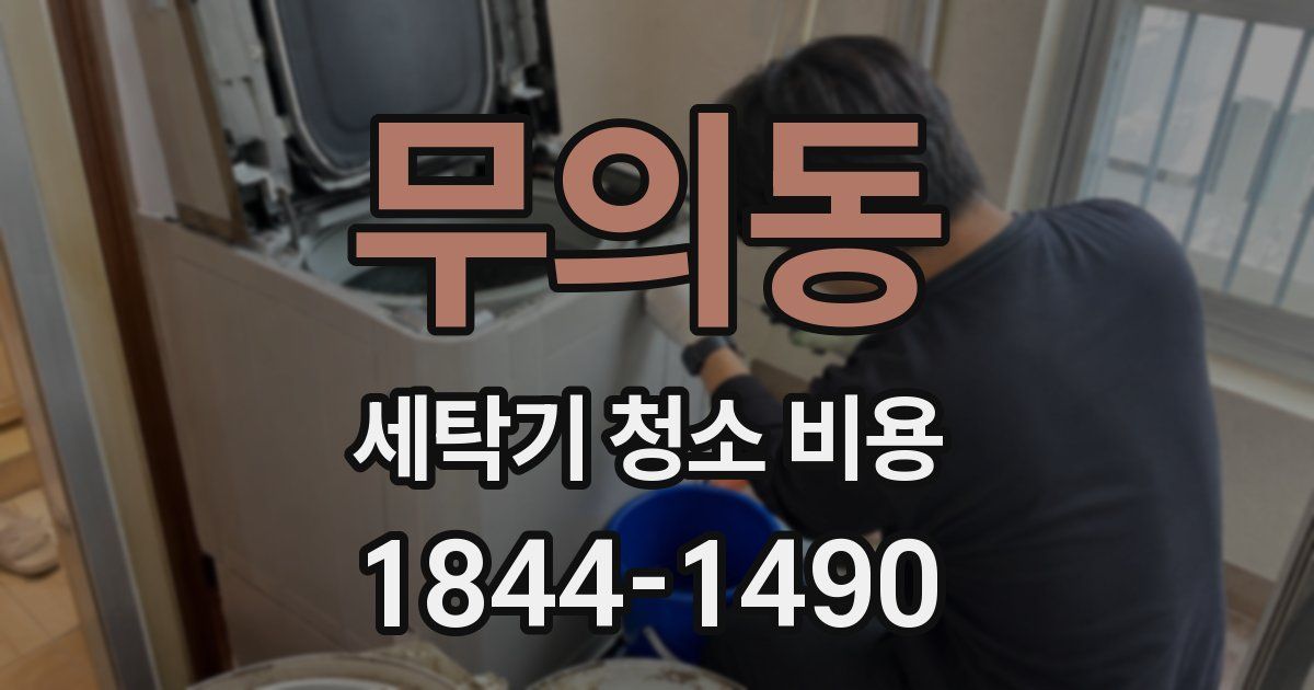 무의동 세탁기 청소 비용