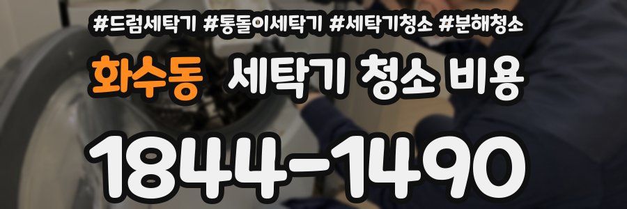 화수동 세탁기 청소 비용