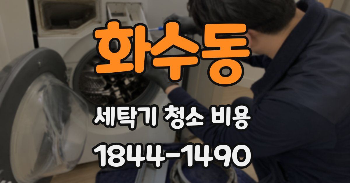 화수동 세탁기 청소 비용