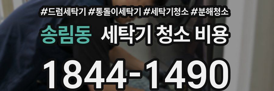 송림동 세탁기 청소 비용