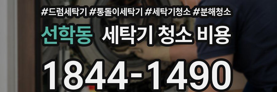 선학동 세탁기 청소 비용
