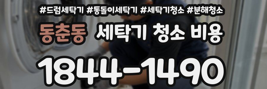 동춘동 세탁기 청소 비용