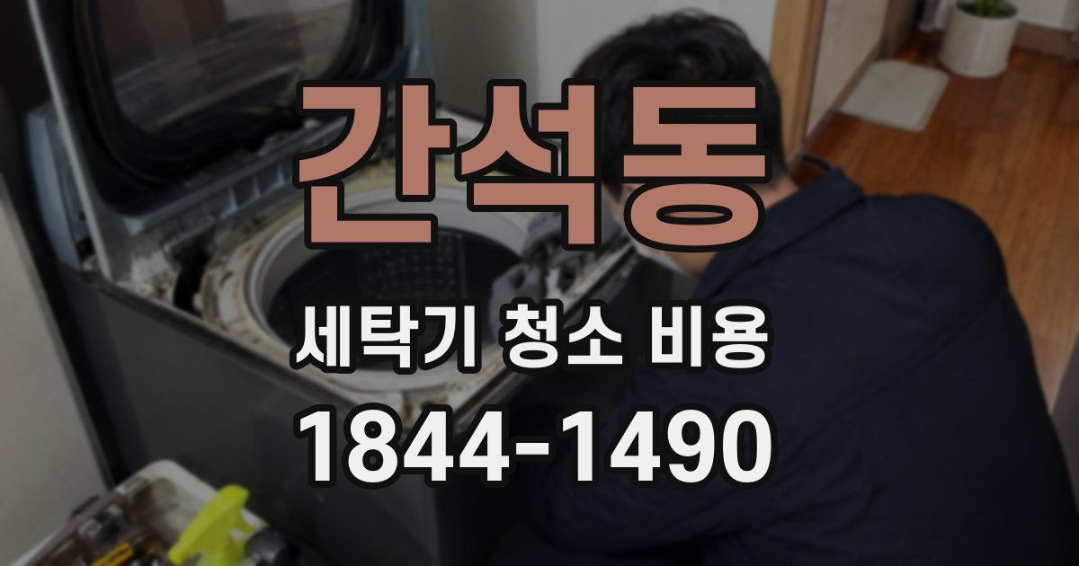 간석동 세탁기 청소 비용